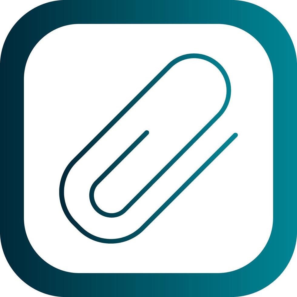 Paperclip Vector Icon Design