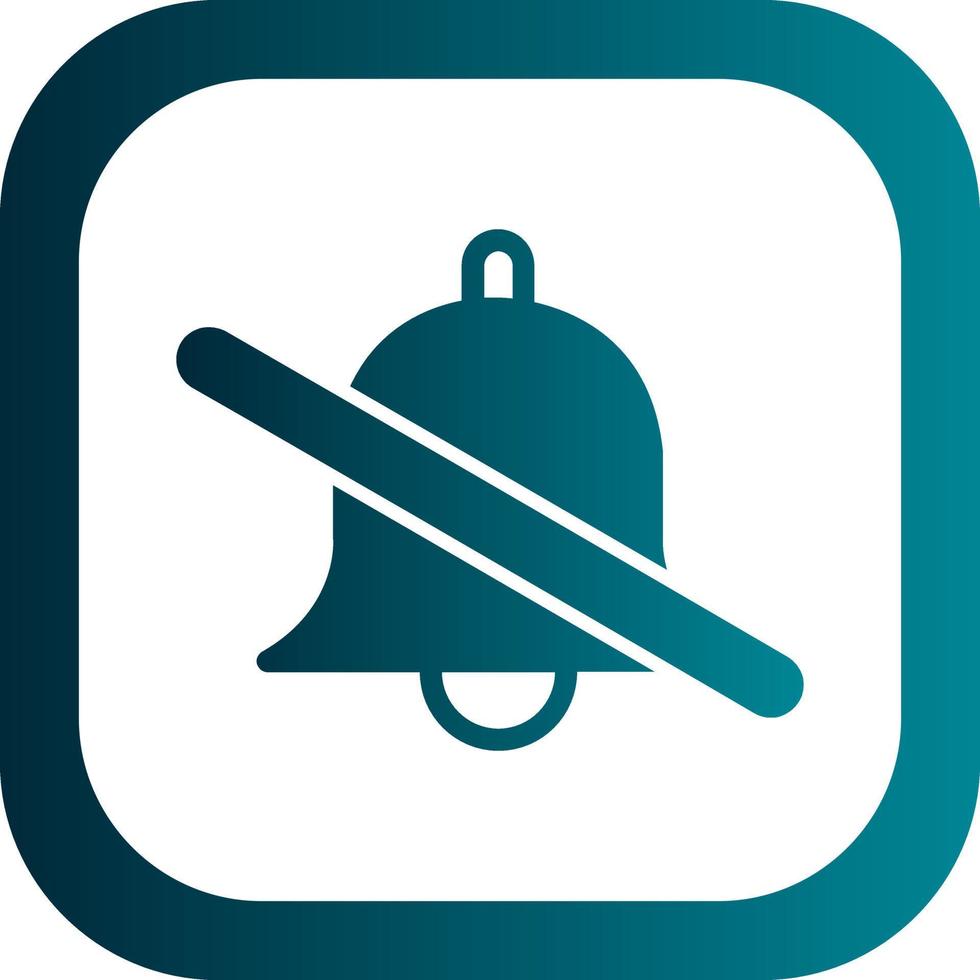 Bell Off Vector Icon Design