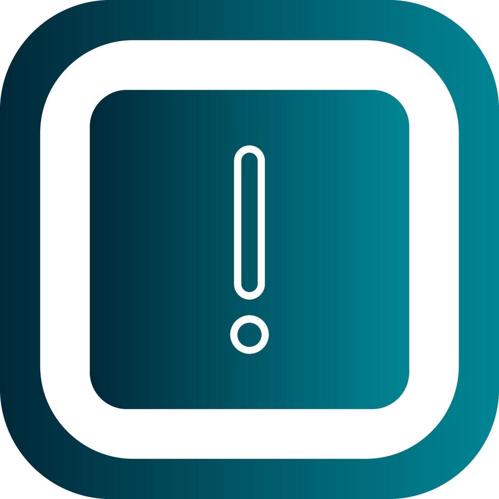 Alert Vector Icon Design