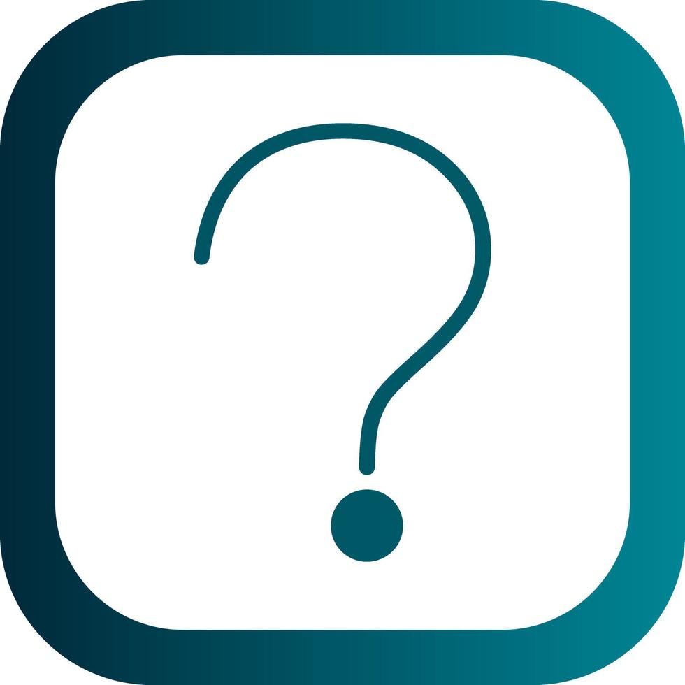 Question Vector Icon Design