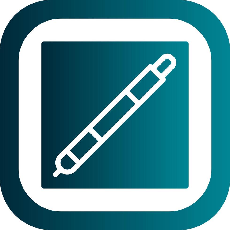 Pen Square Vector Icon Design