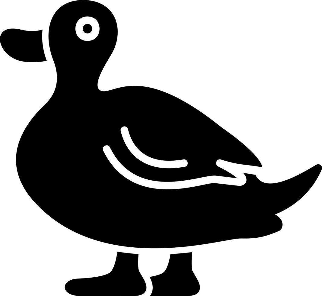 Pato vector icono