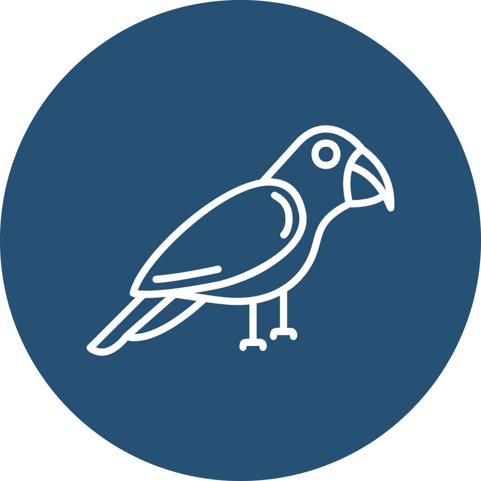 icono de vector de loro