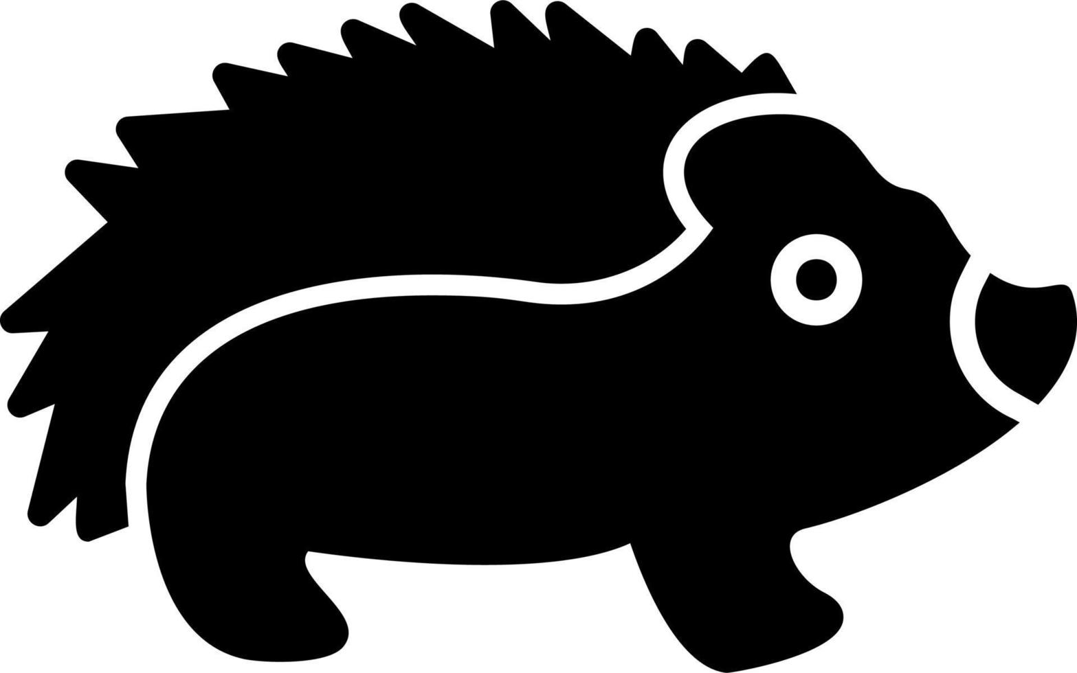 Hedgehog Vector Icon