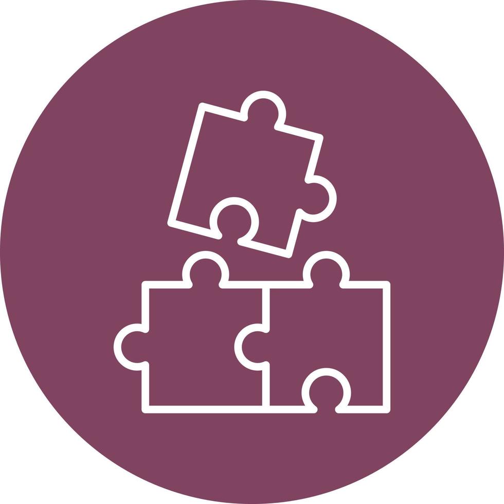 Puzzle Pieces Vector Icon