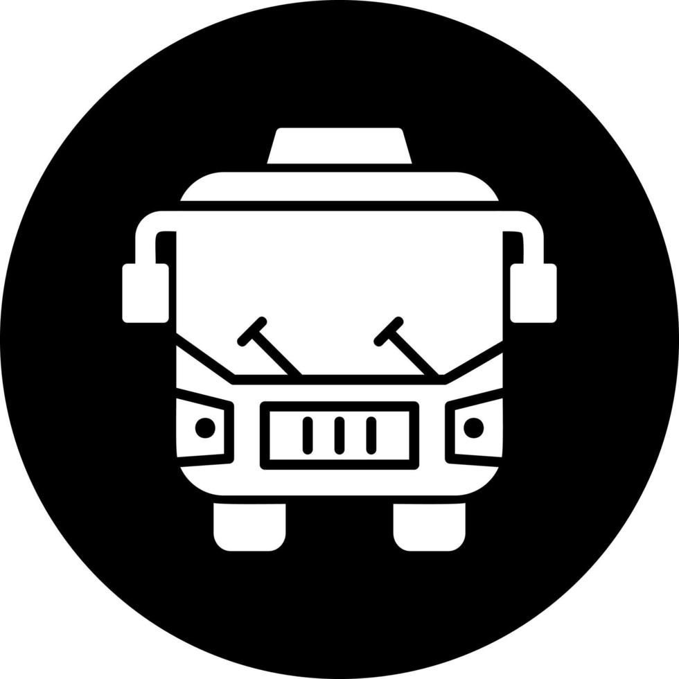 icono de vector de bus