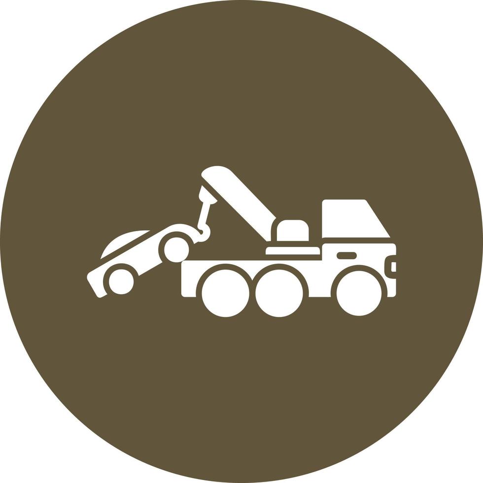 Tow Truck Vector Icon