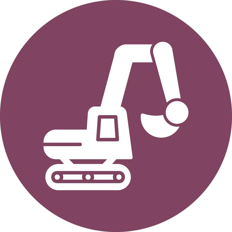 Excavator Vector Icon