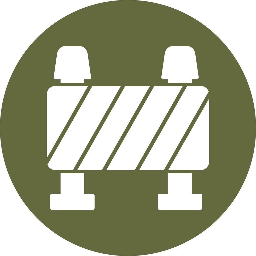 Road Block Vector Icon