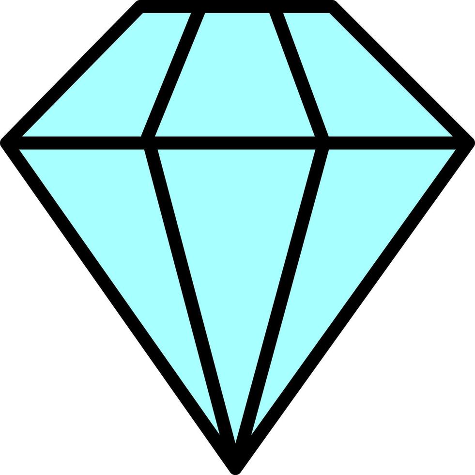 icono de vector de diamante