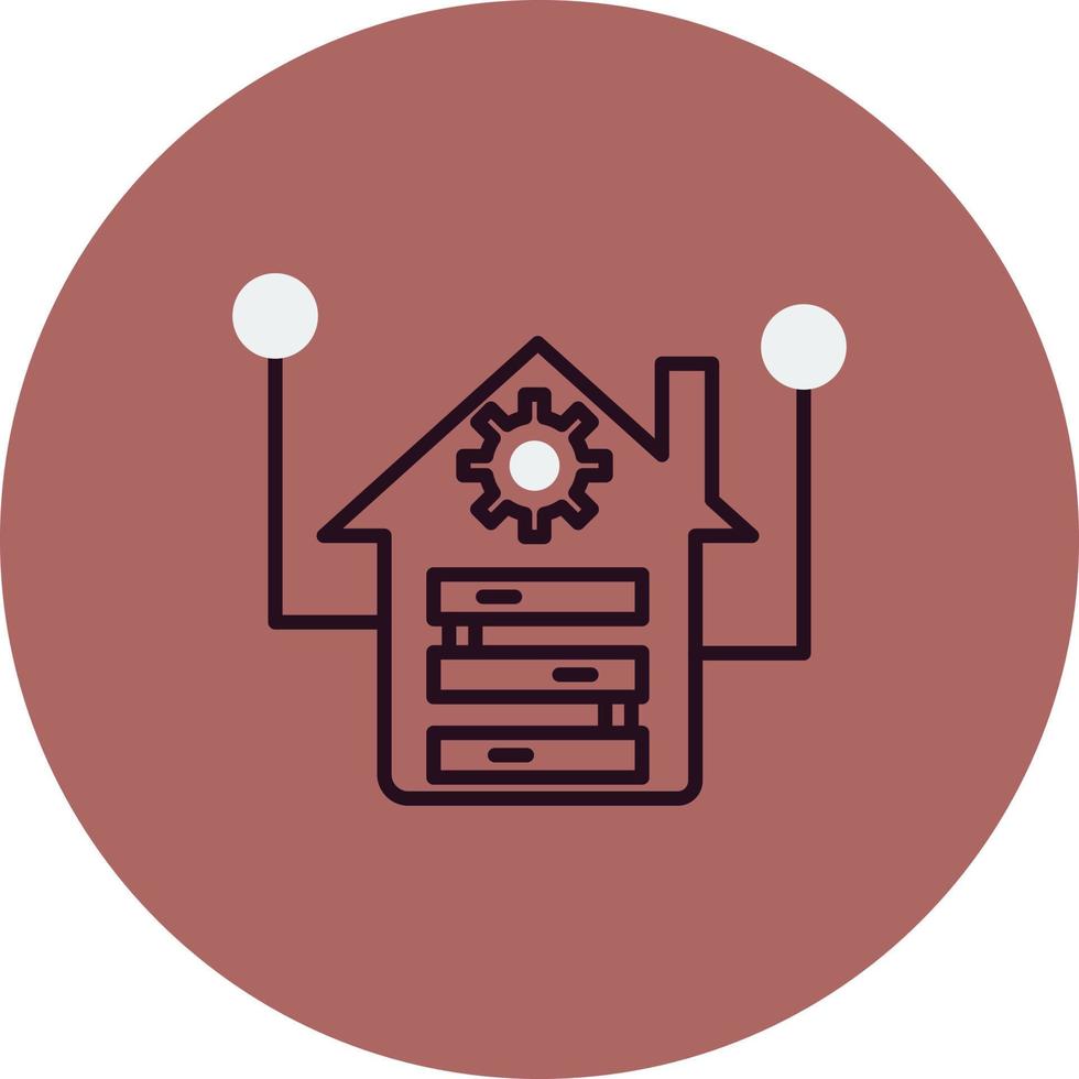 Data Warehouse Vector Icon