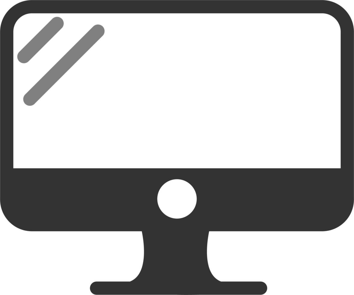 Monitor screen Vector Icon