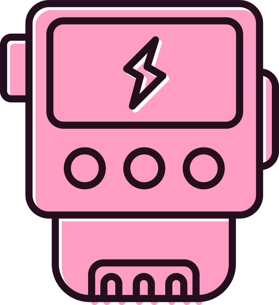 Electric meter Vector Icon