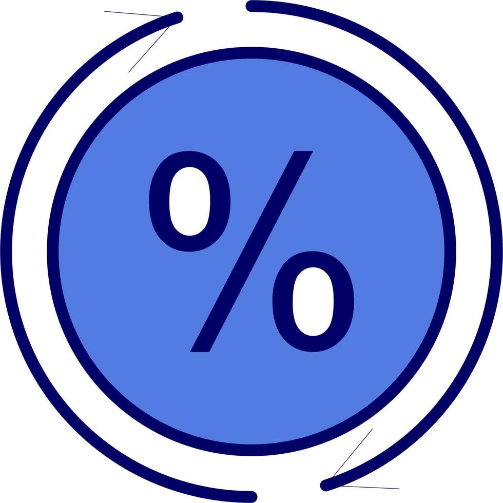 Percentage Vector Icon