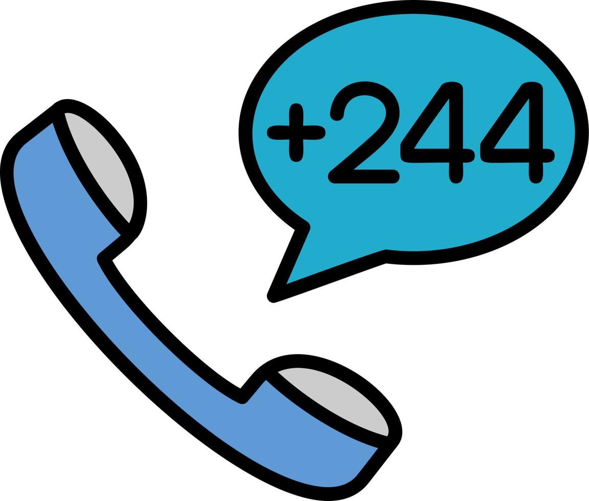 Angola Dial code Vector Icon