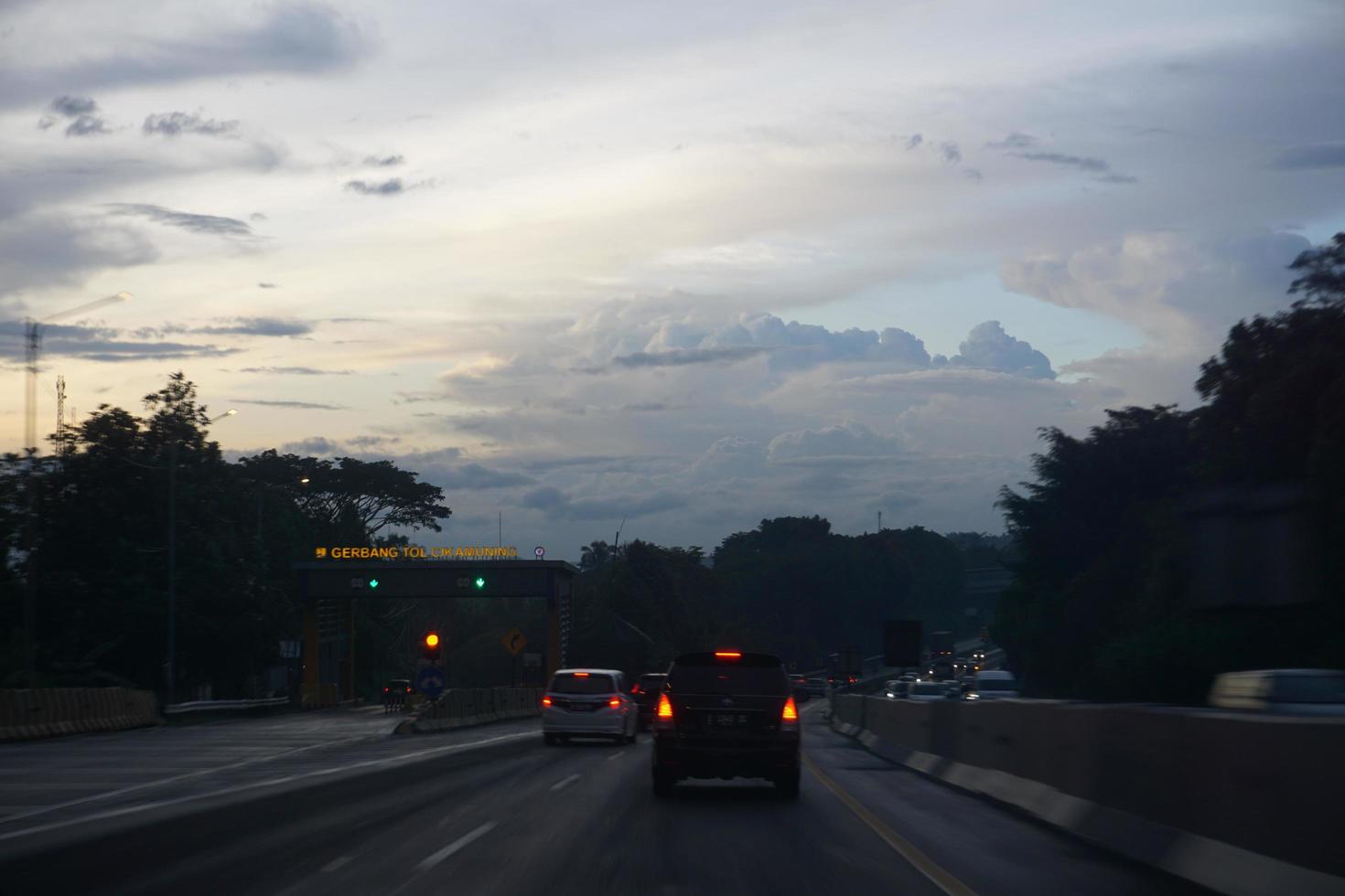 Scenic View of Cibubur Jakarta Bandung Toll Road photo