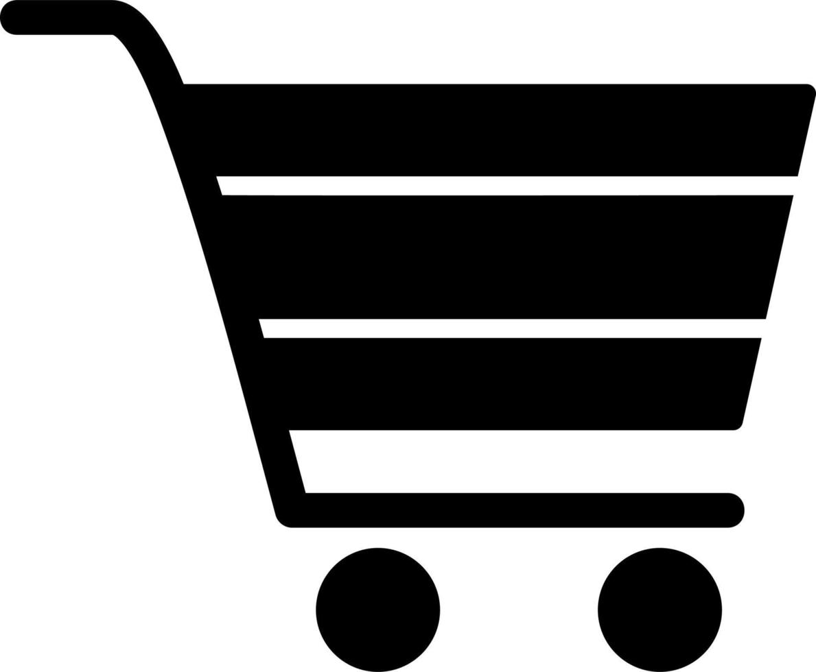 icono de vector de carrito de compras