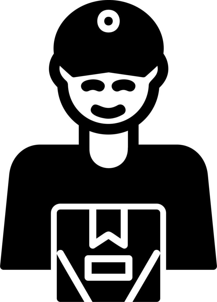 Delivery Man Vector Icon