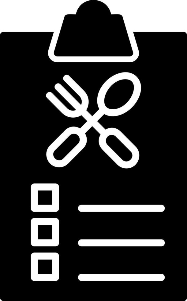 Food Report Vector Icon