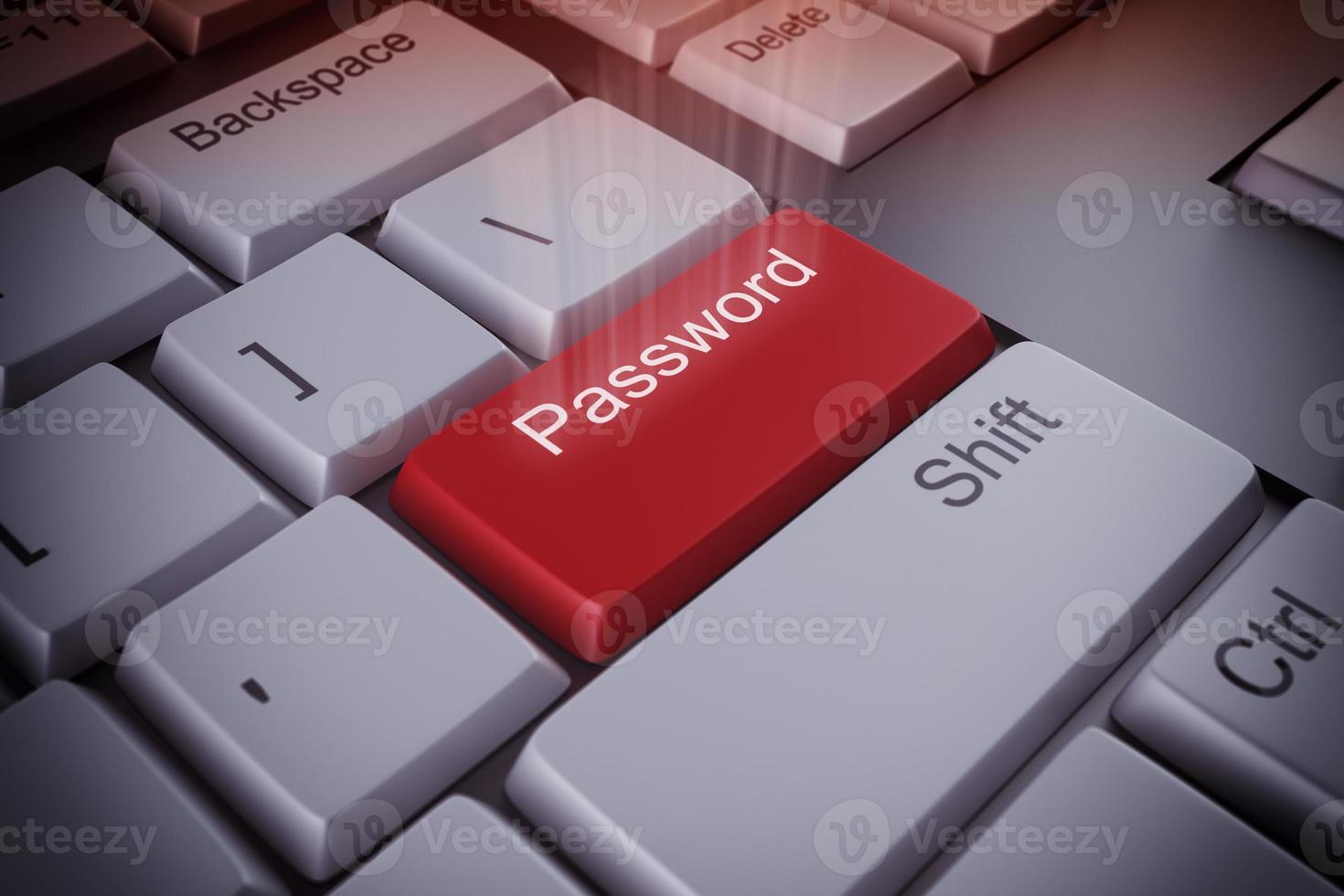 Password keyboard button photo