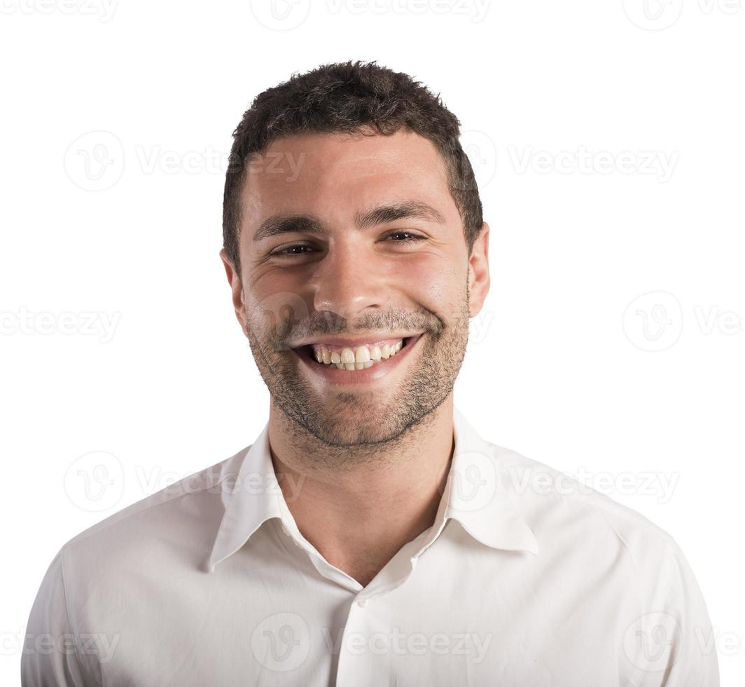 Happiness businessman portrait photo