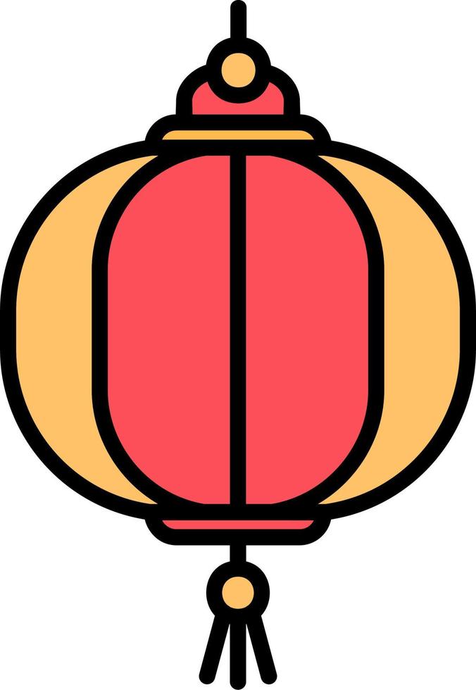 Paper Lantern Vector Icon