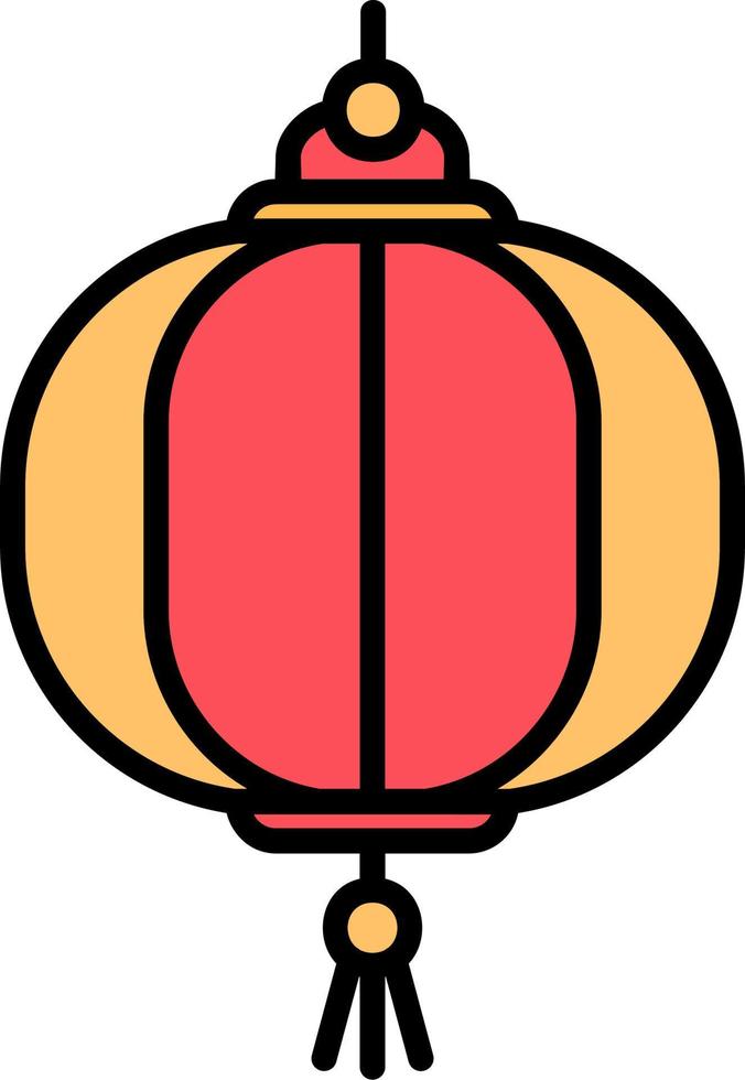 Paper Lantern Vector Icon