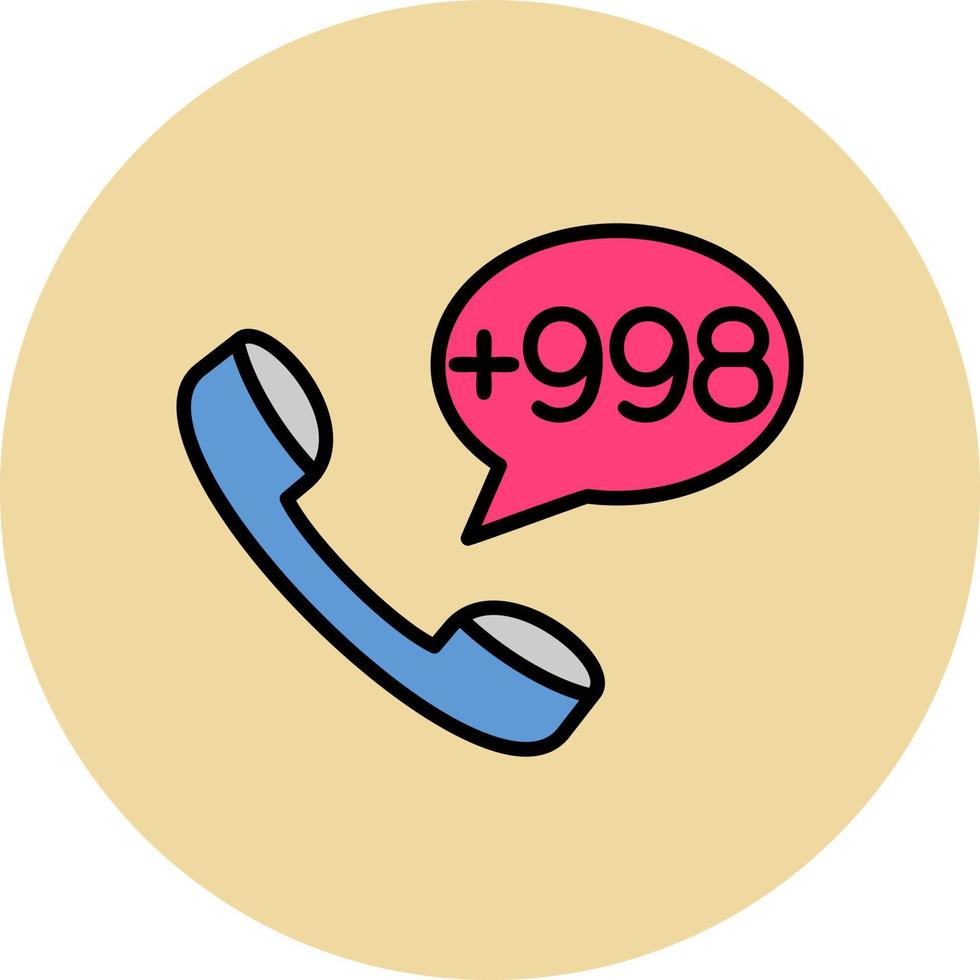 Uzbekistan Dial code Vector Icon