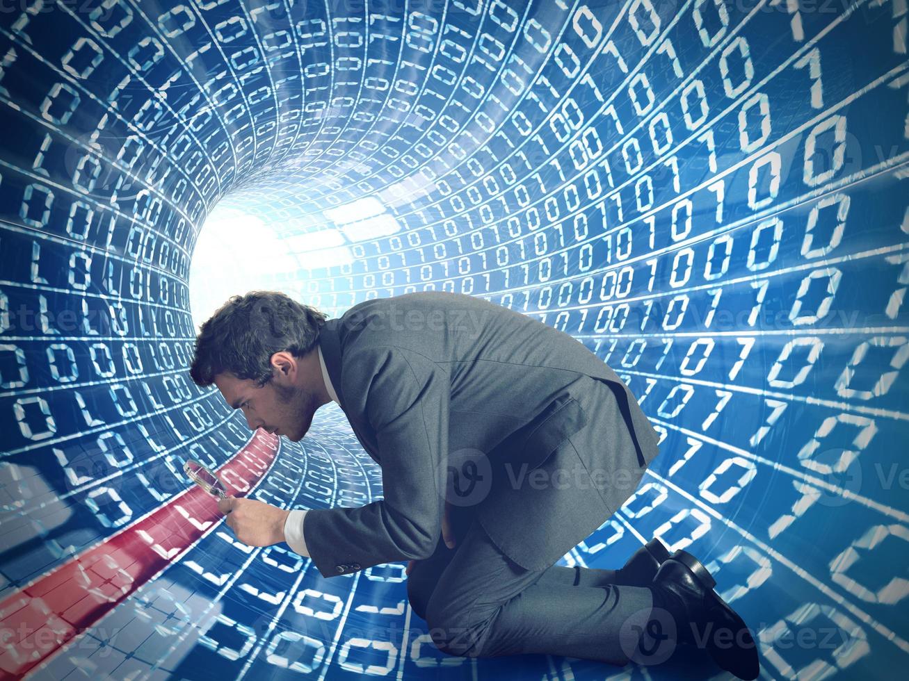 Virus search scan photo