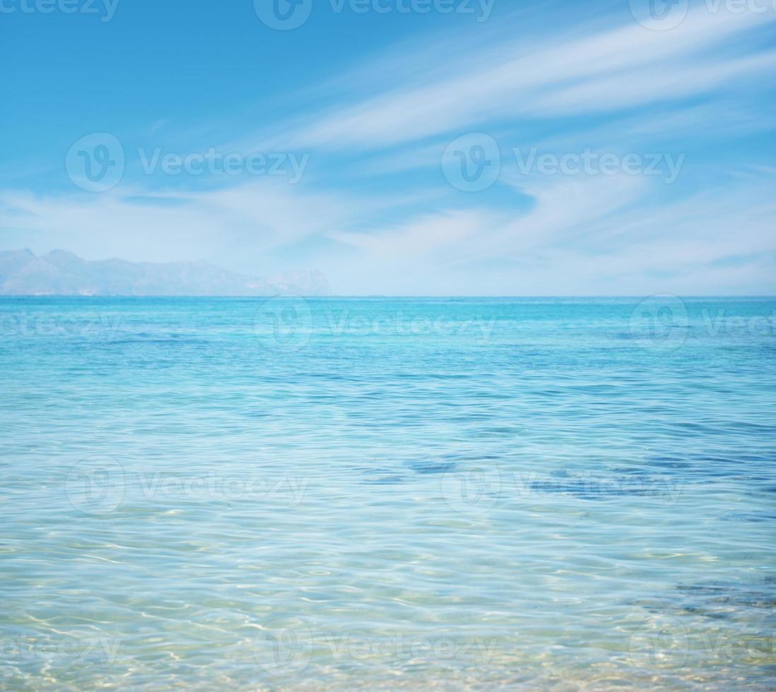 Summer sea view photo
