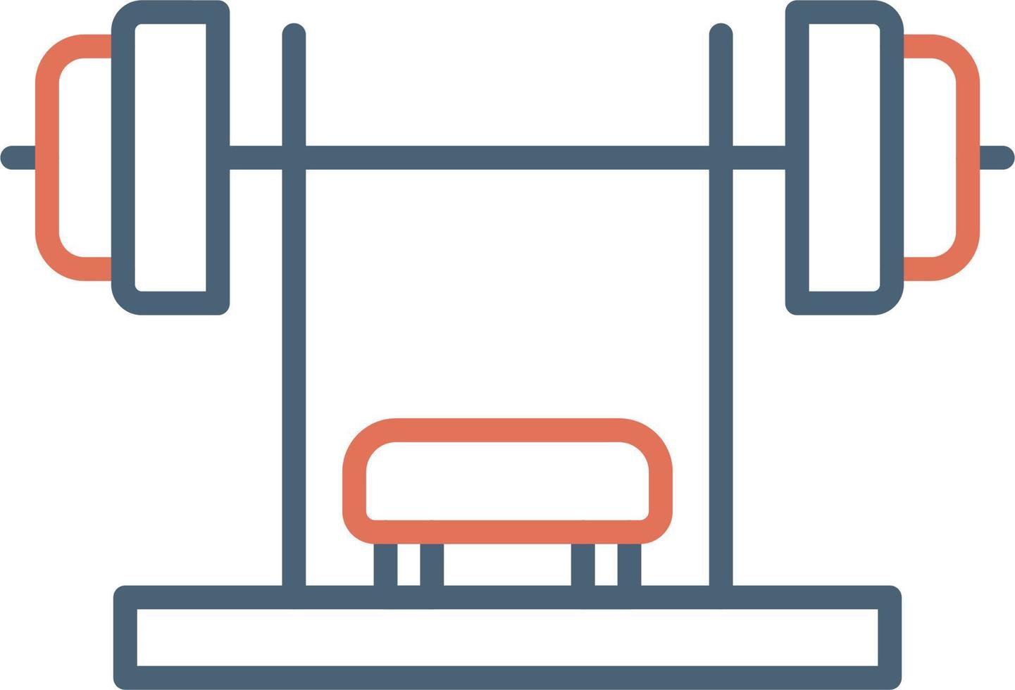 Bench Press Vector Icon