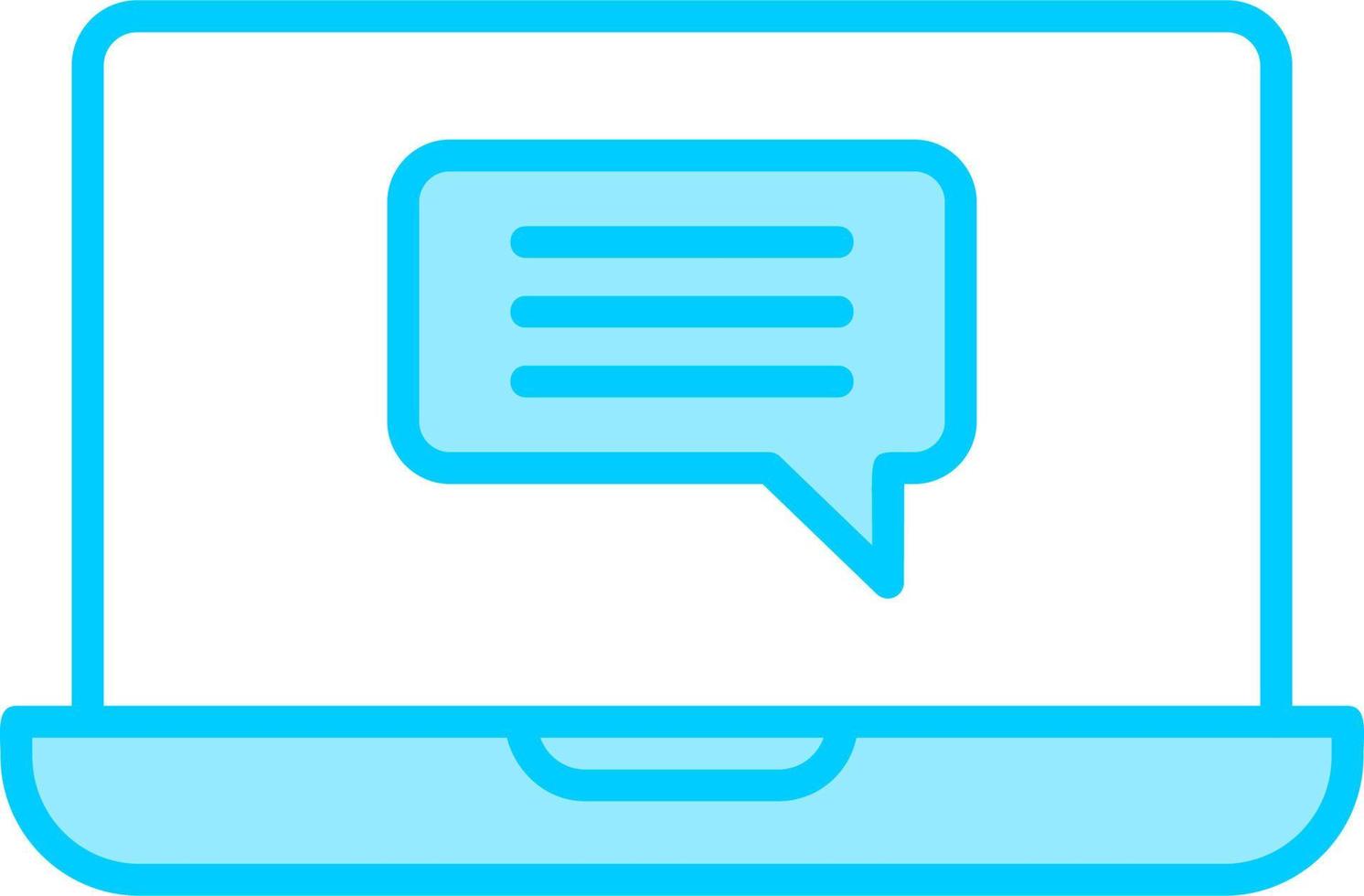 Online Conversation Vector Icon