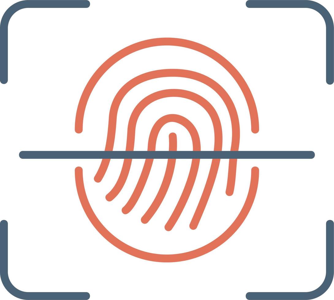 Finger Scanner Vector Icon