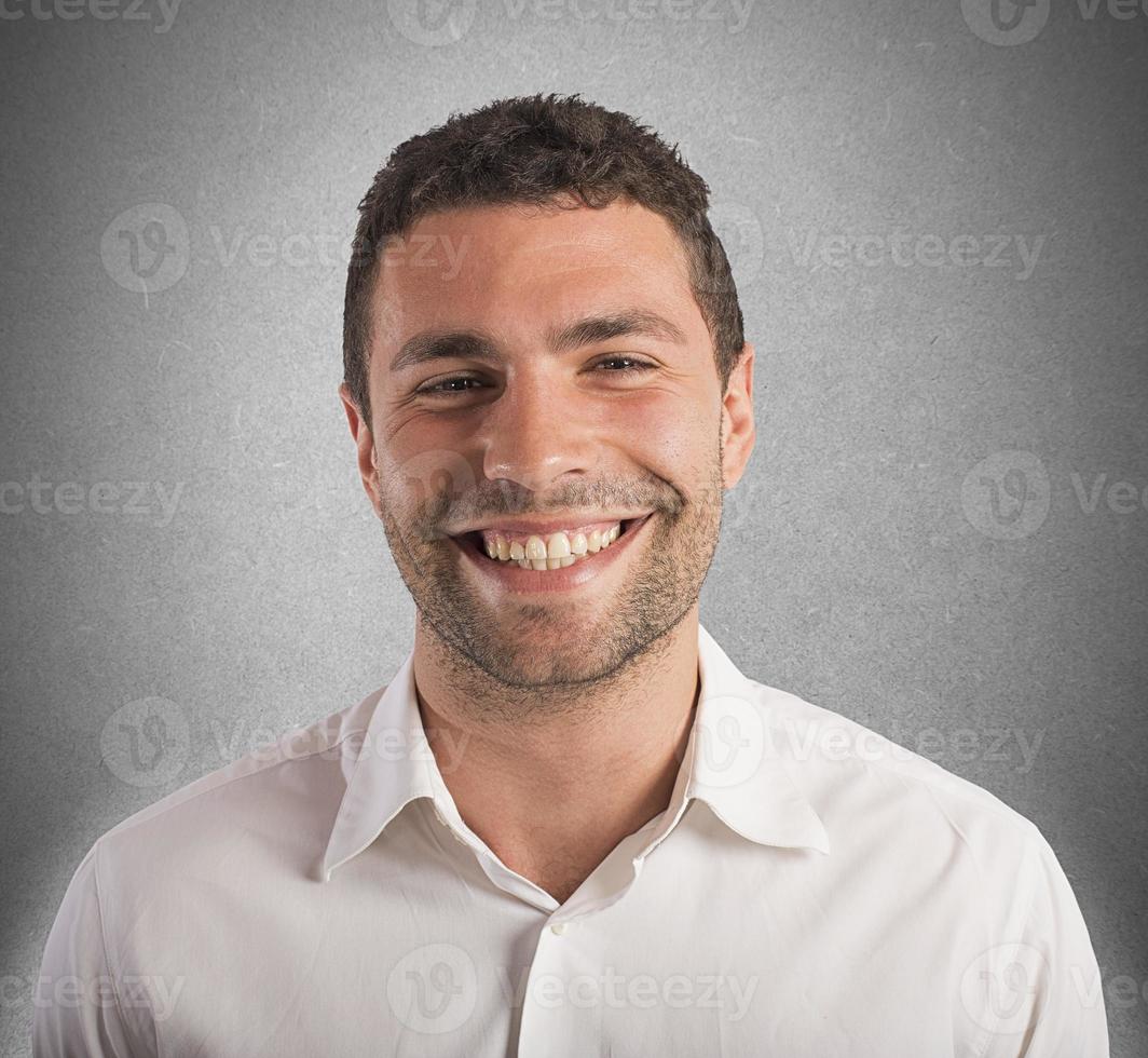 Young man portrait photo