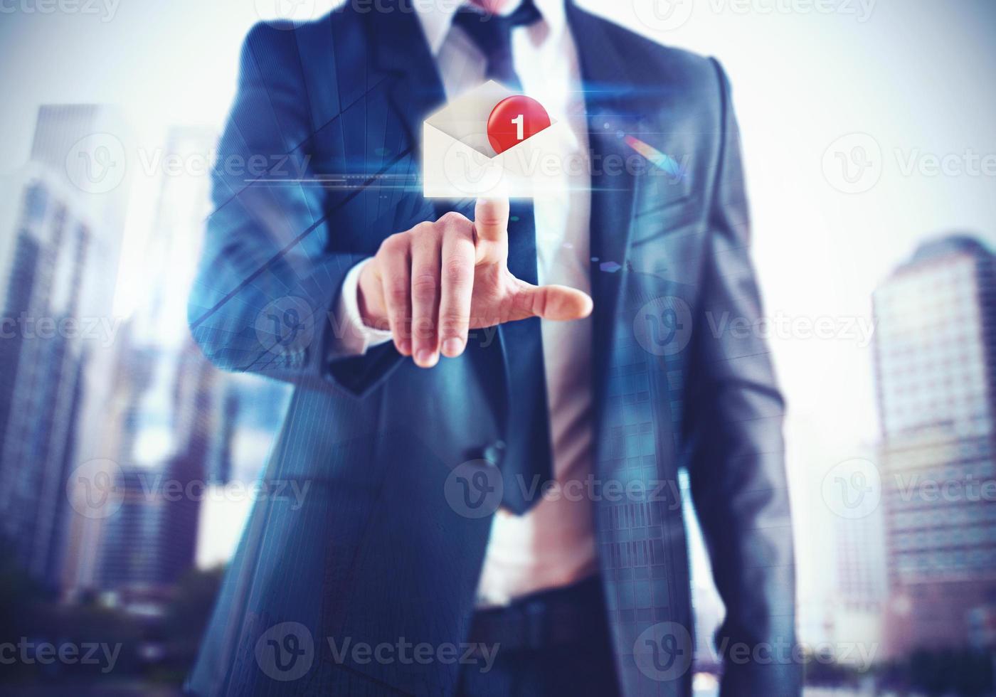 Email touch screen photo