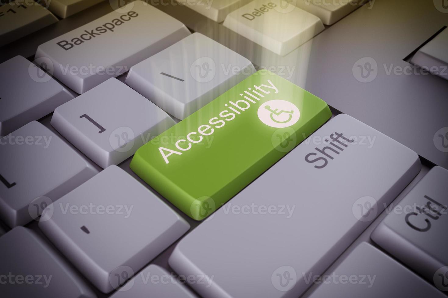 Accessibility keyboard button photo