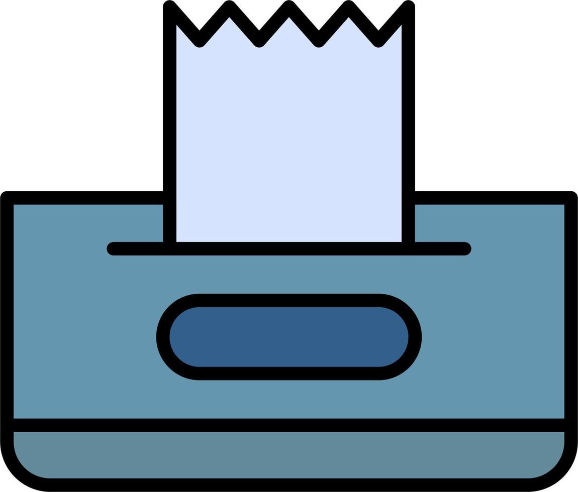 Tissue Box Vector Icon