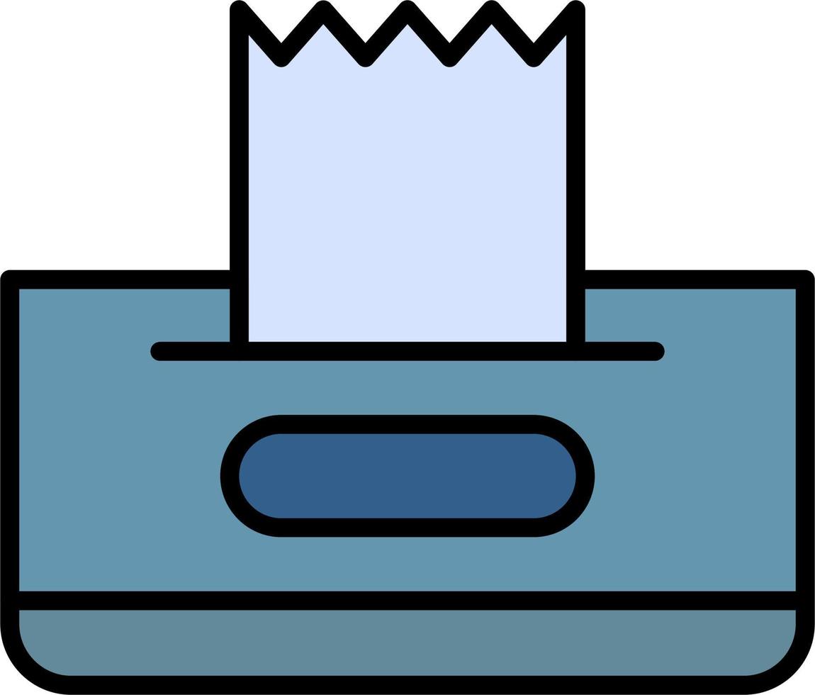 Tissue Box Vector Icon