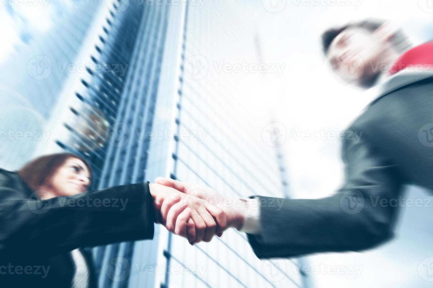 Business handshake. Deal concept photo