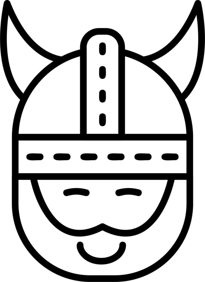 icono de vector vikingo