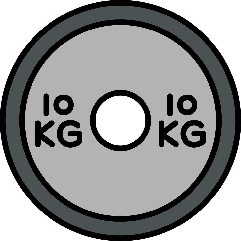 Weight Plates Vector Icon