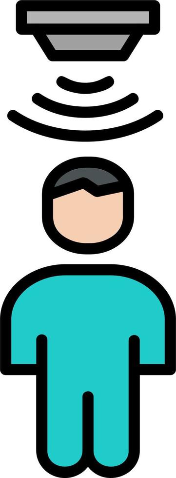 Motion Sensor Vector Icon