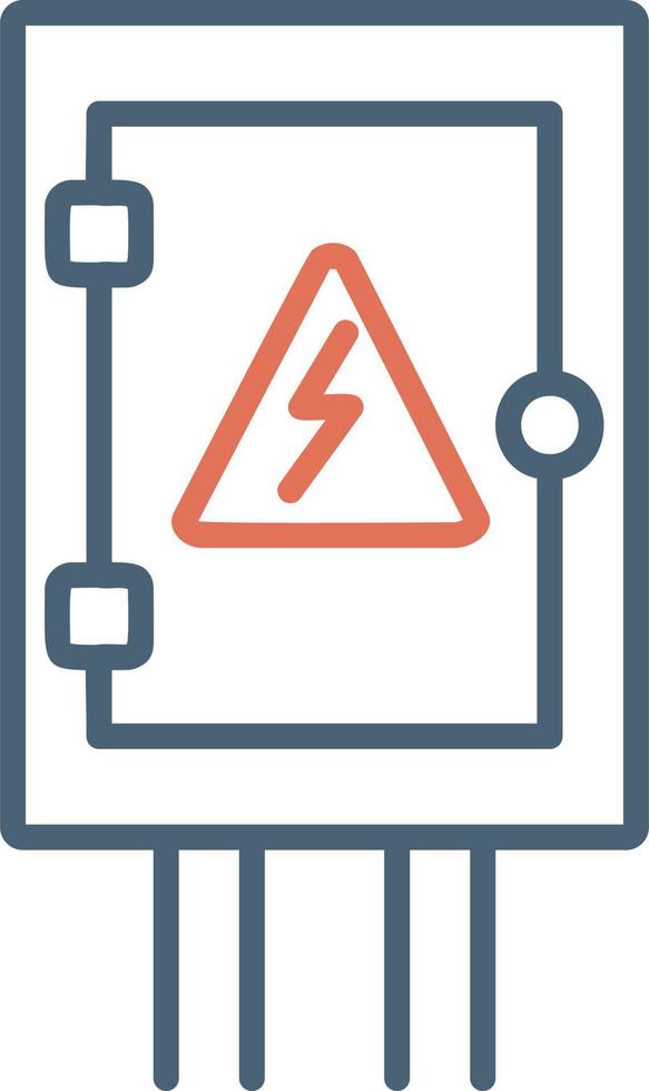 icono de vector de panel eléctrico