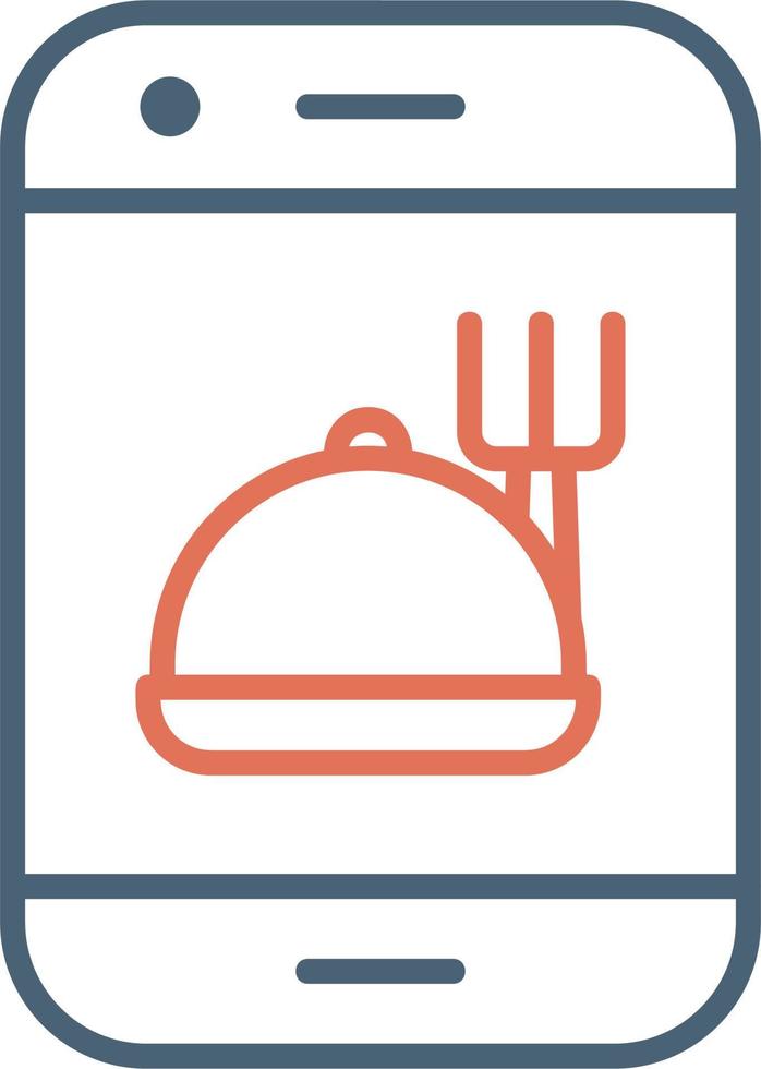 Online Food Order Vector Icon