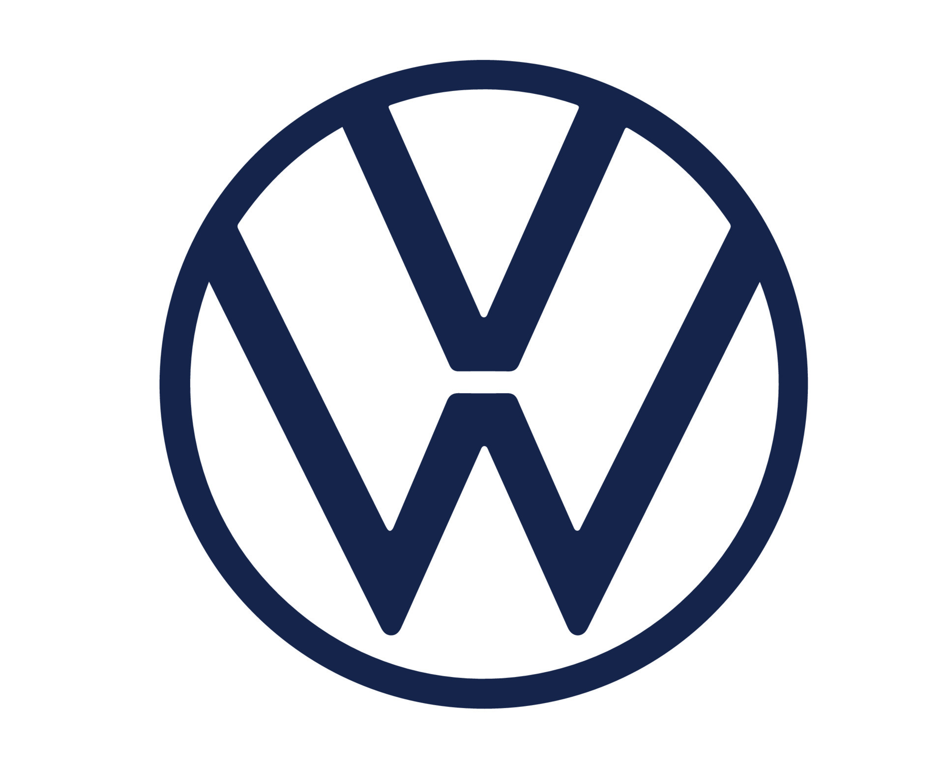 Volkswagen Brand Logo Car Symbol With Name White Design German Automobile  Vector Illustration With Blue Background 20927262 Vector Art at Vecteezy