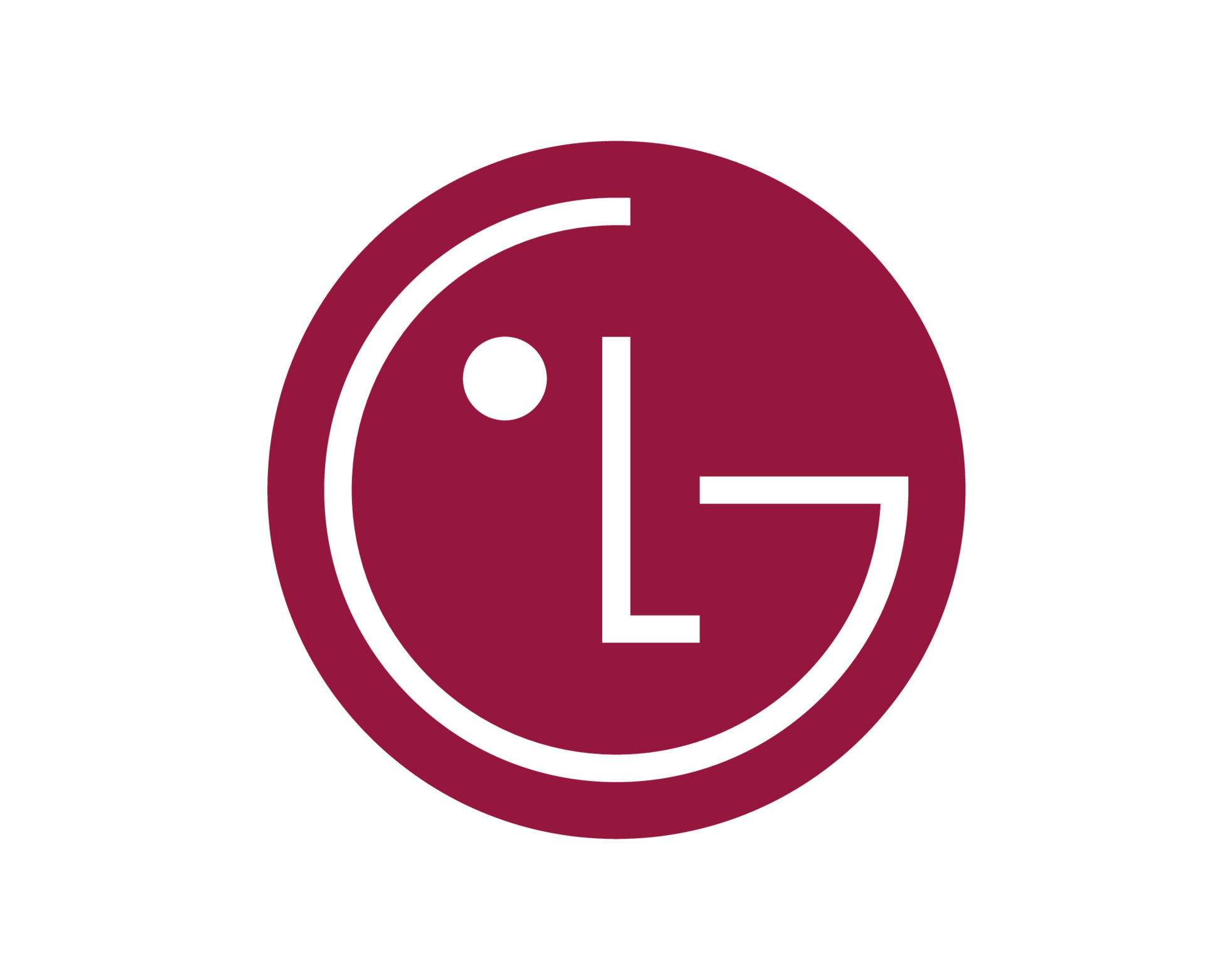 LG Brand Logo Phone Symbol Red Design South Korea Mobile Vector