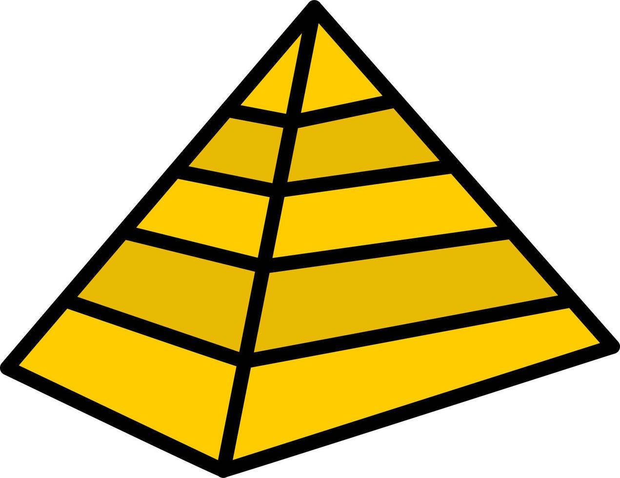 Pyramid Vector Icon