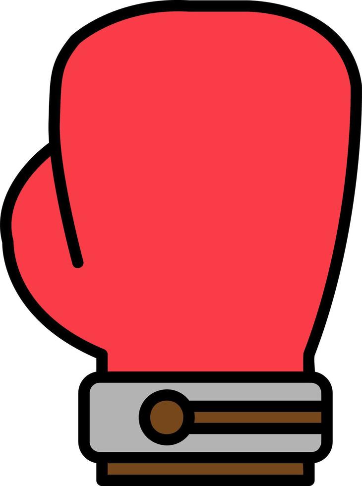 icono de vector de guantes de boxeo