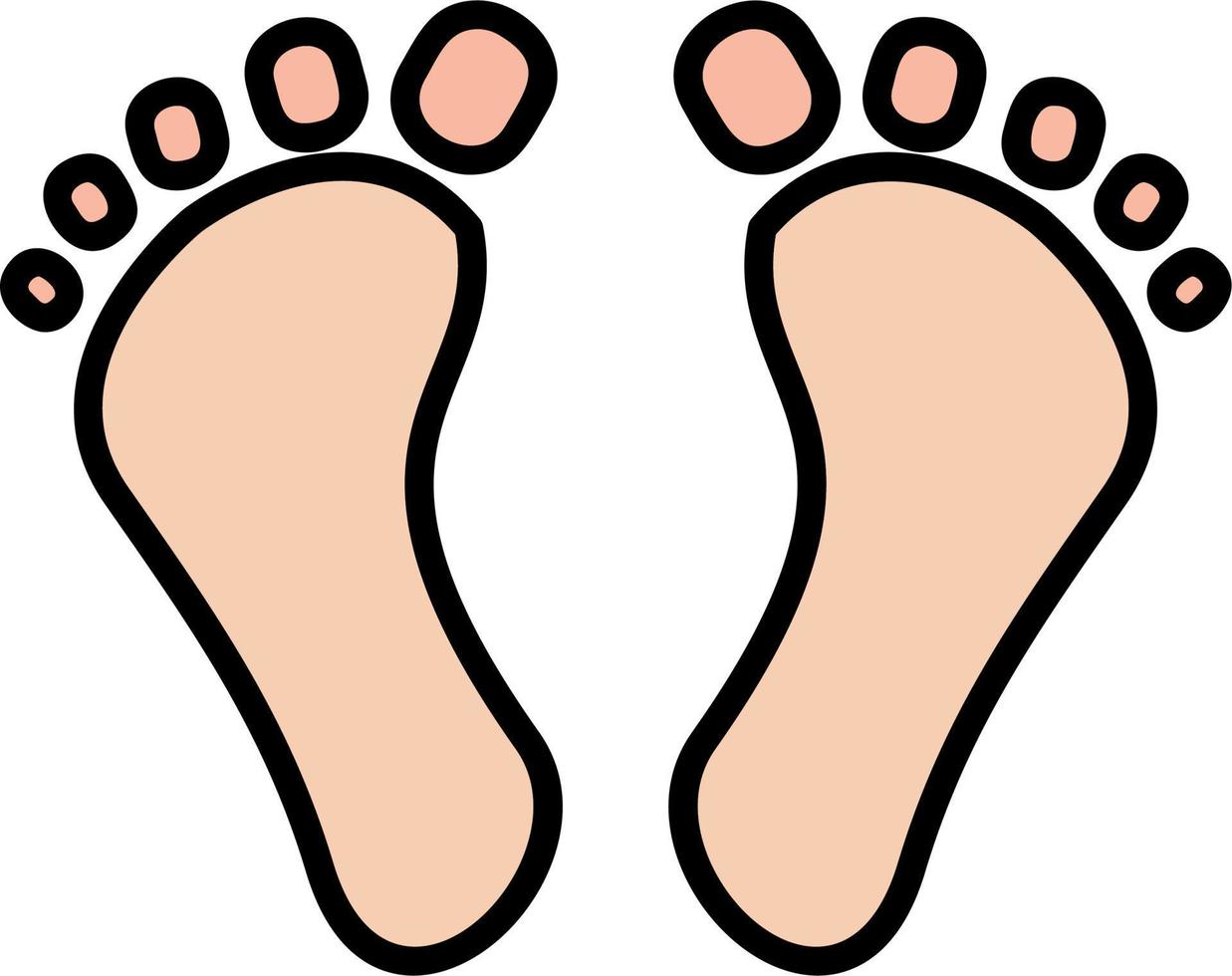 Digital Footprint Vector Icon