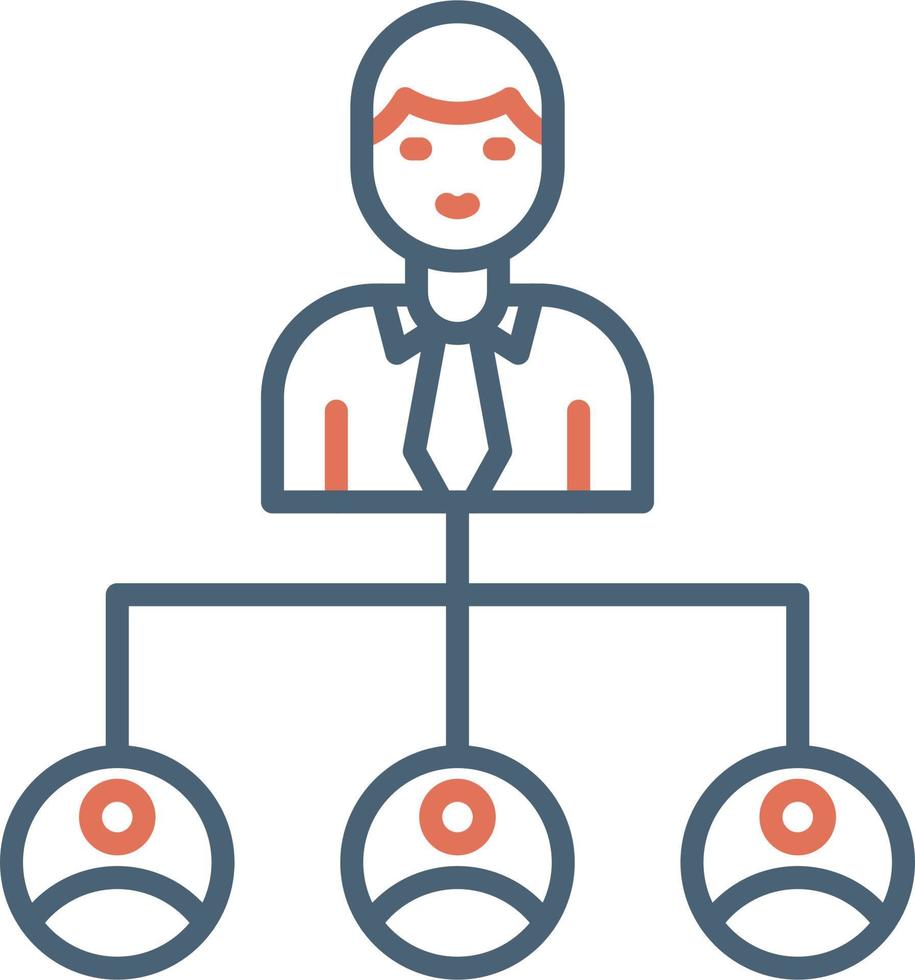 Work Distribution Vector Icon